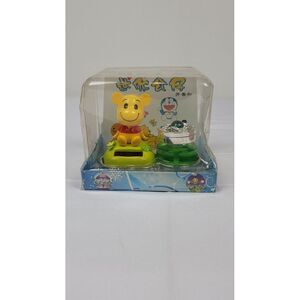 Solar Powered Bobblehead Dancing Winnie The Pooh Toy Figure. NEW‎
